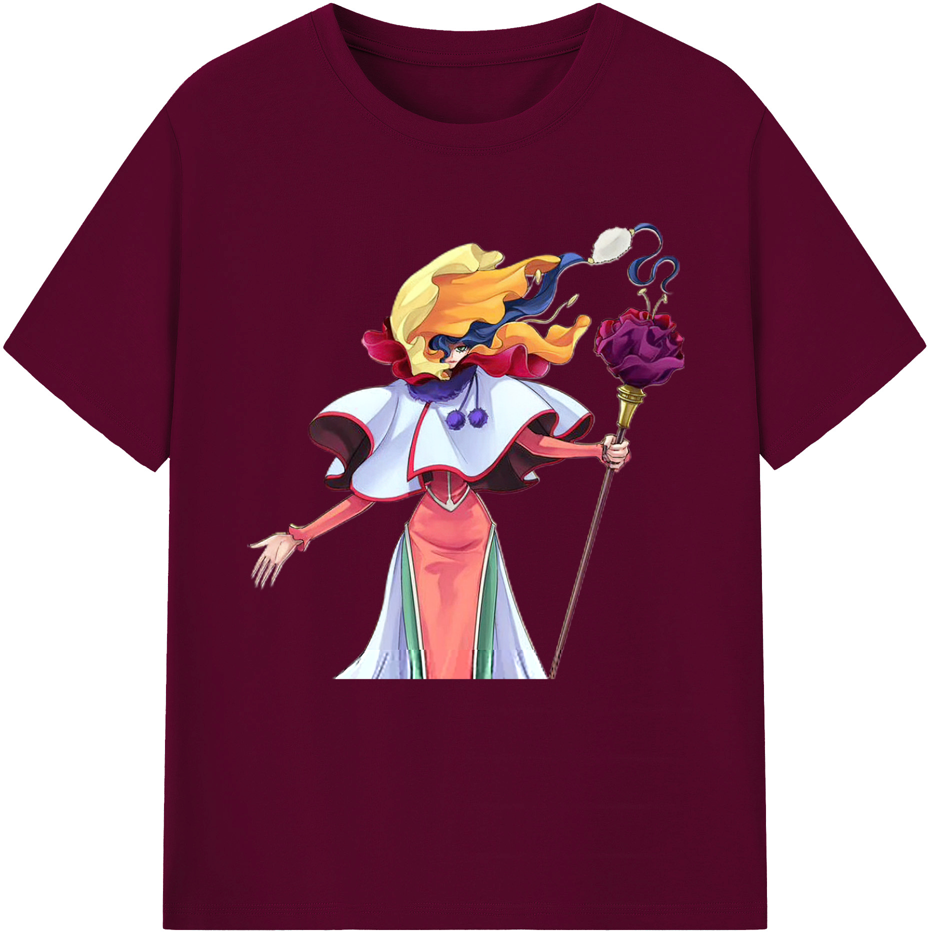（画像用） 遊☆戯☆王 Yu-Gi-Oh! レディースカジュアルプリントTシャツ（綿100％）